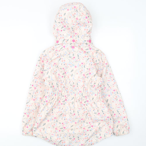 Mountain Warehouse Girls Multicoloured Floral Waterproof Hooded Rain Coat 7-8 Years