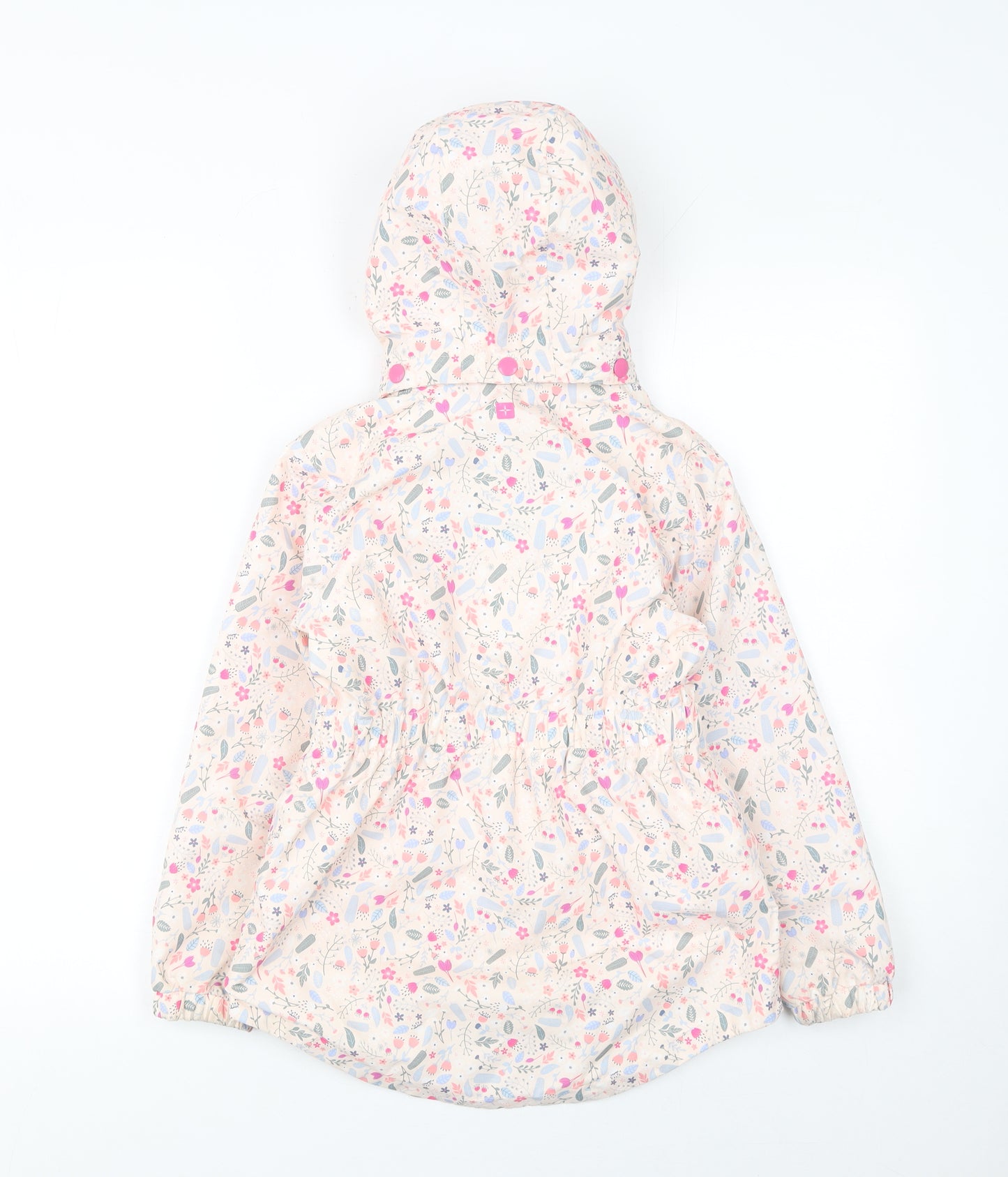Mountain Warehouse Girls Multicoloured Floral Waterproof Hooded Rain Coat 7-8 Years