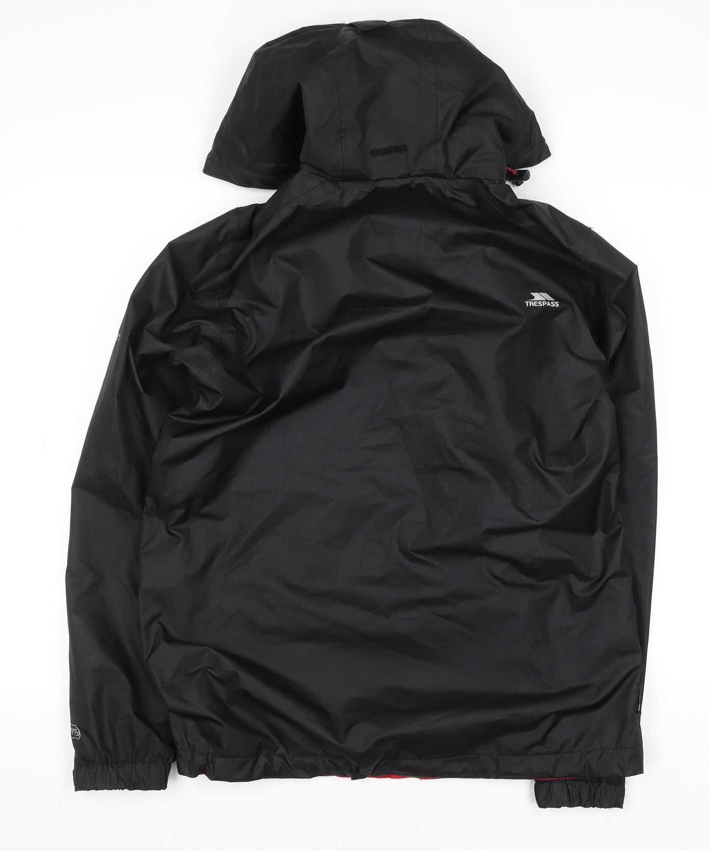 Trespass Men's Black XS Waterproof Hooded Rain Coat Windproof Jacket