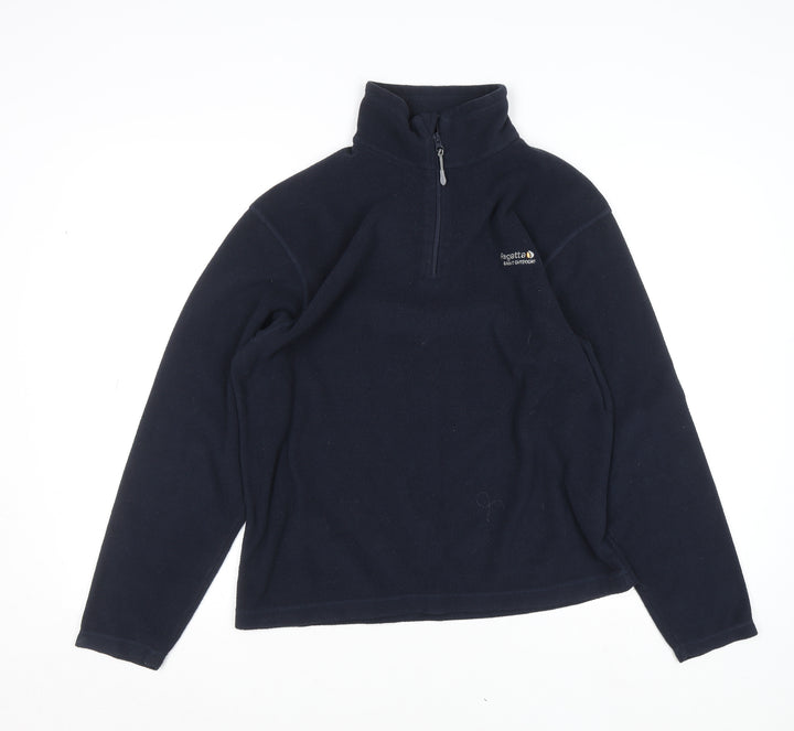 Regatta Men Blue Fleece 1/4 Zip Pullover Sweatshirt Size S