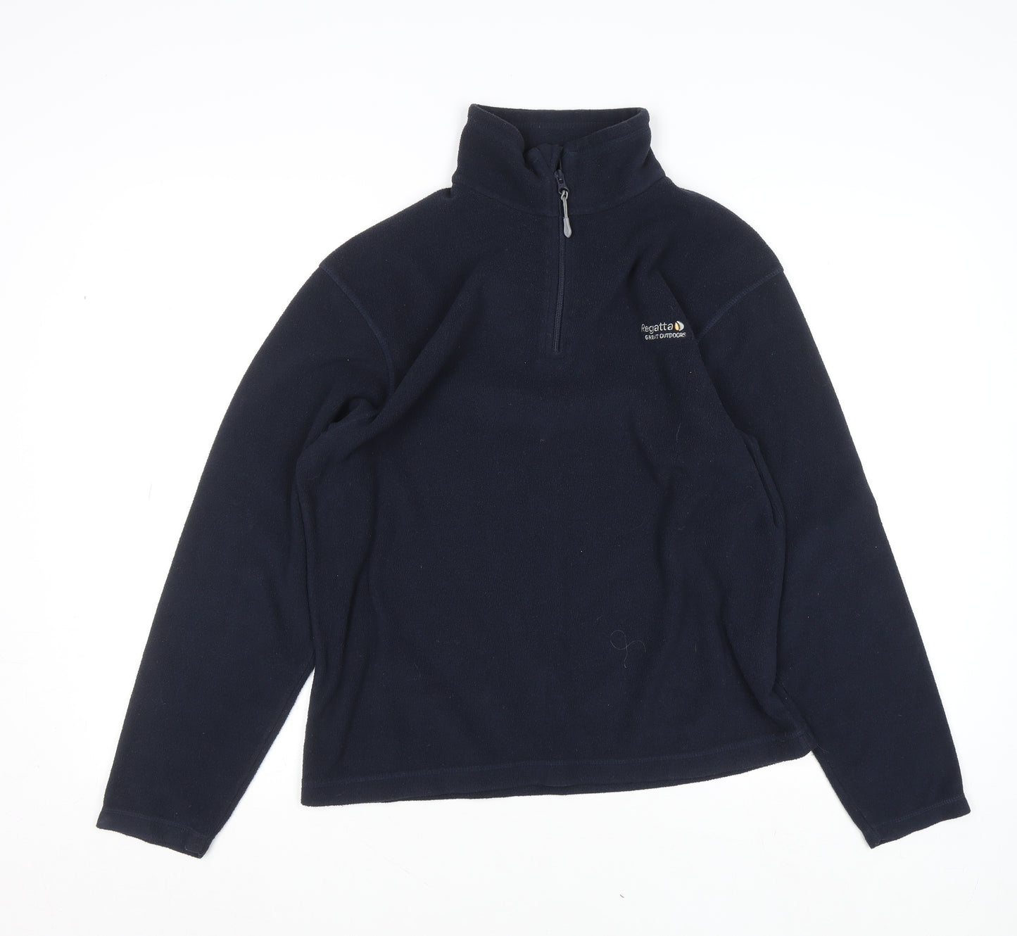 Regatta Men Blue Fleece 1/4 Zip Pullover Sweatshirt Size S