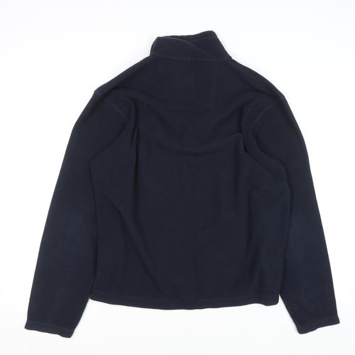 Regatta Men Blue Fleece 1/4 Zip Pullover Sweatshirt Size S