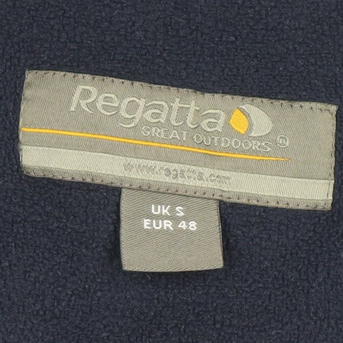 Regatta Men Blue Fleece 1/4 Zip Pullover Sweatshirt Size S