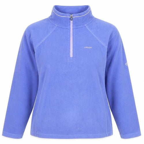 Craghoppers Women’s Blue Fleece 1/4 Zip Pullover Sweatshirt UK 12