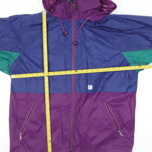 K-Way Women's Multicoloured M Retro Windbreaker Jacket