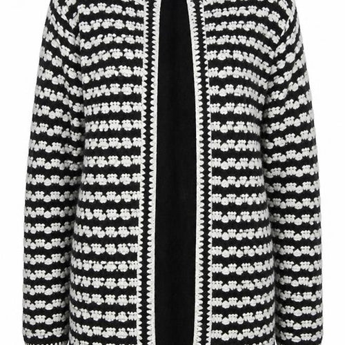 Marks and Spencer Women’s Black White Knit Cardigan Size 14