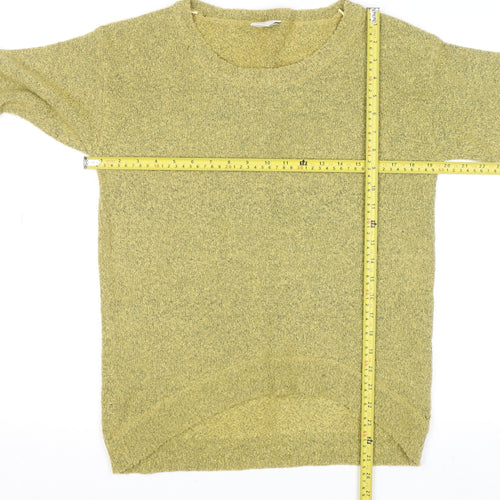 Vero Moda Women’s Green Crew Neck Long Sleeve Knit Jumper Size M