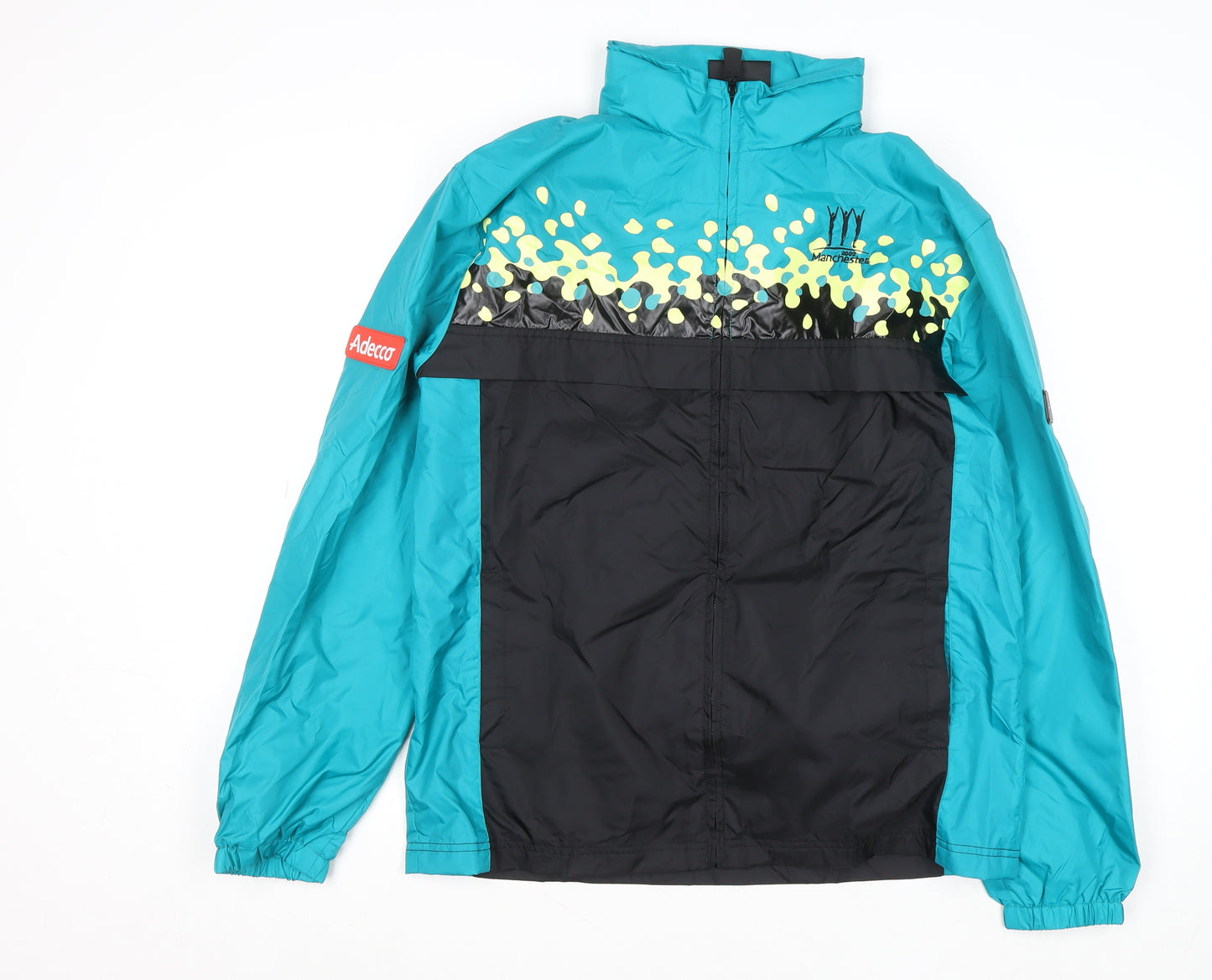 George Men’s Blue Windbreaker Jacket S Manchester 2002 Commonwealth Games