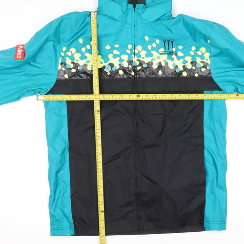 George Men’s Blue Windbreaker Jacket S Manchester 2002 Commonwealth Games