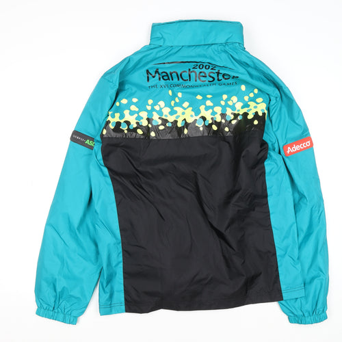 George Men’s Blue Windbreaker Jacket S Manchester 2002 Commonwealth Games