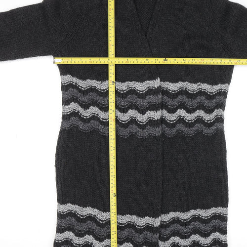 Marks and Spencer Women's Charcoal Grey Knit Cardigan M