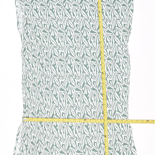 Marks and Spencer Women’s Green Floral Shift Dress XL Viscose