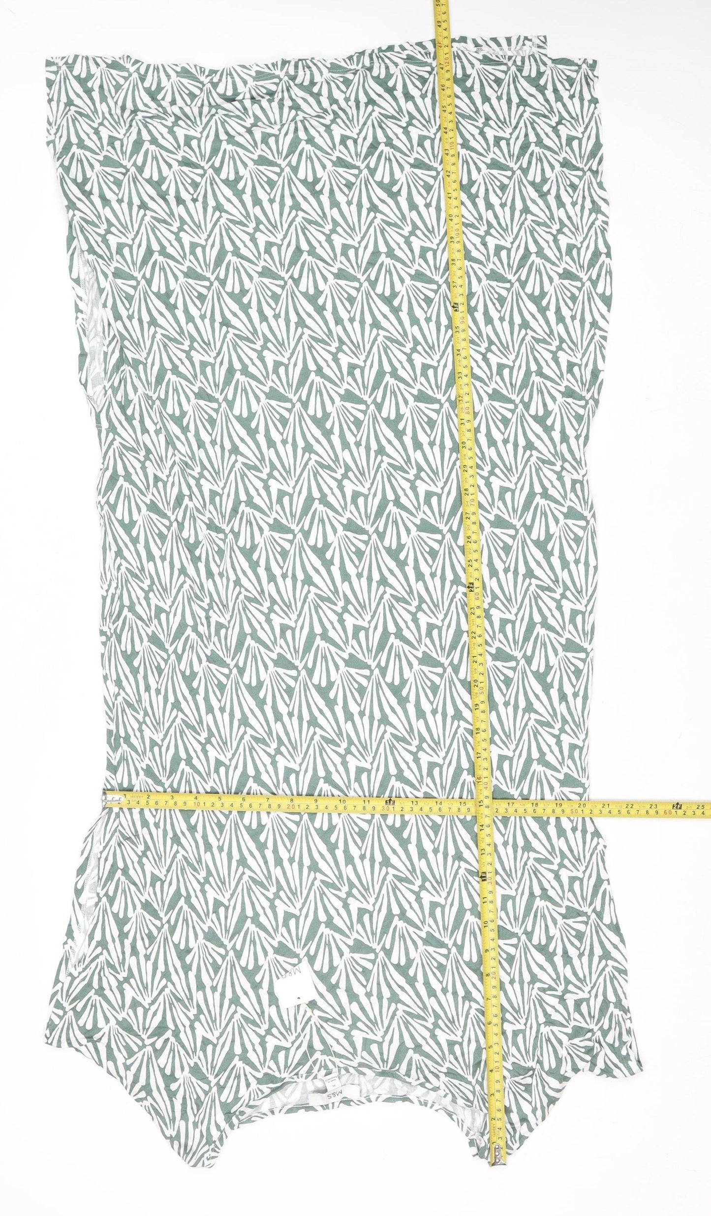 Marks and Spencer Women’s Green Floral Shift Dress XL Viscose