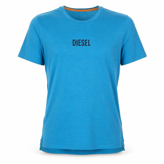 Diesel Men's Blue Studio Icon Slim Fit Logo T-Shirt M