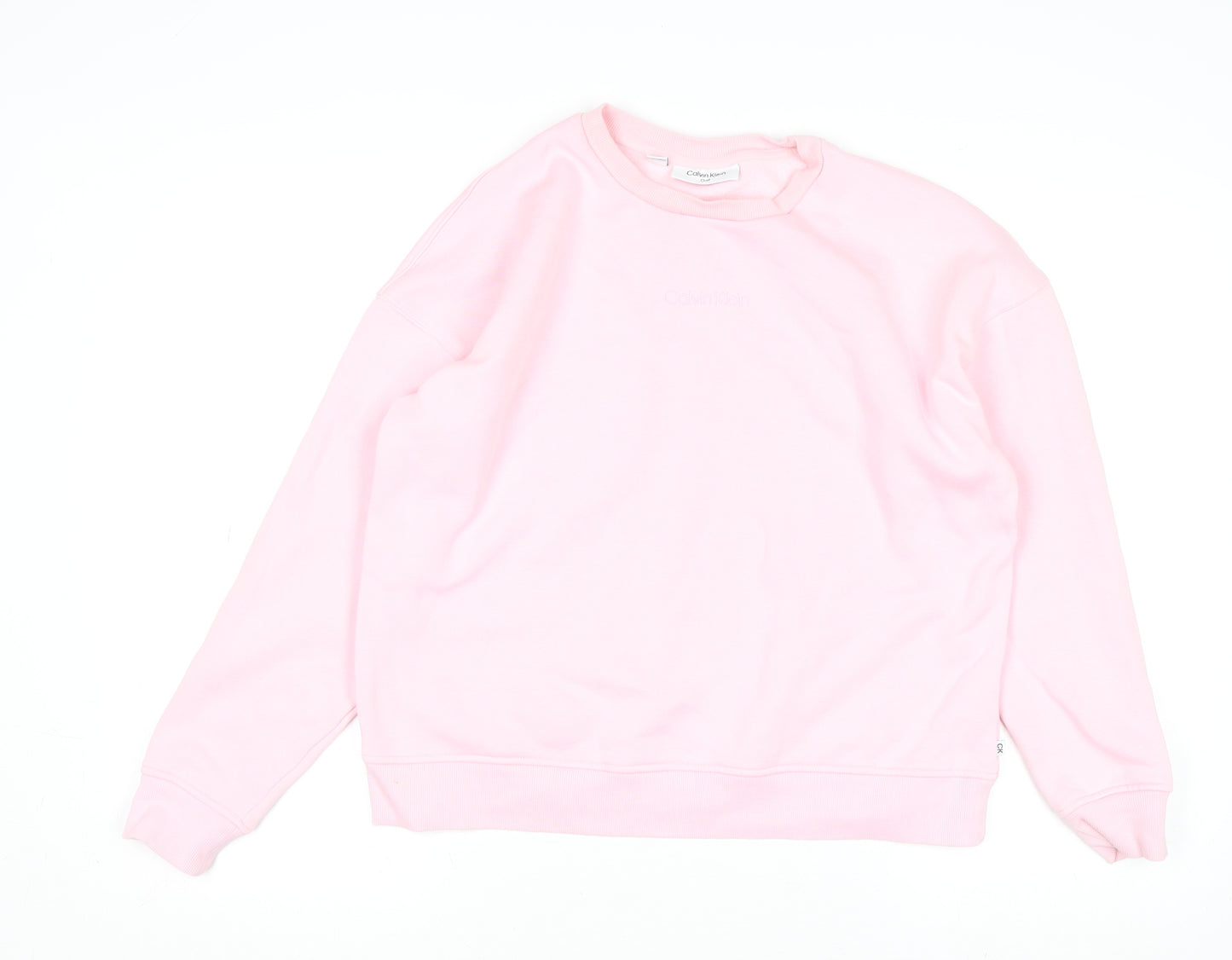 Calvin Klein Golf Women's Pink Crew Neck Pullover Sweatshirt M