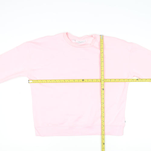 Calvin Klein Golf Women's Pink Crew Neck Pullover Sweatshirt M