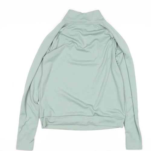 Nike Women's Green Dri-FIT 1/4 Zip Track Jacket XS
