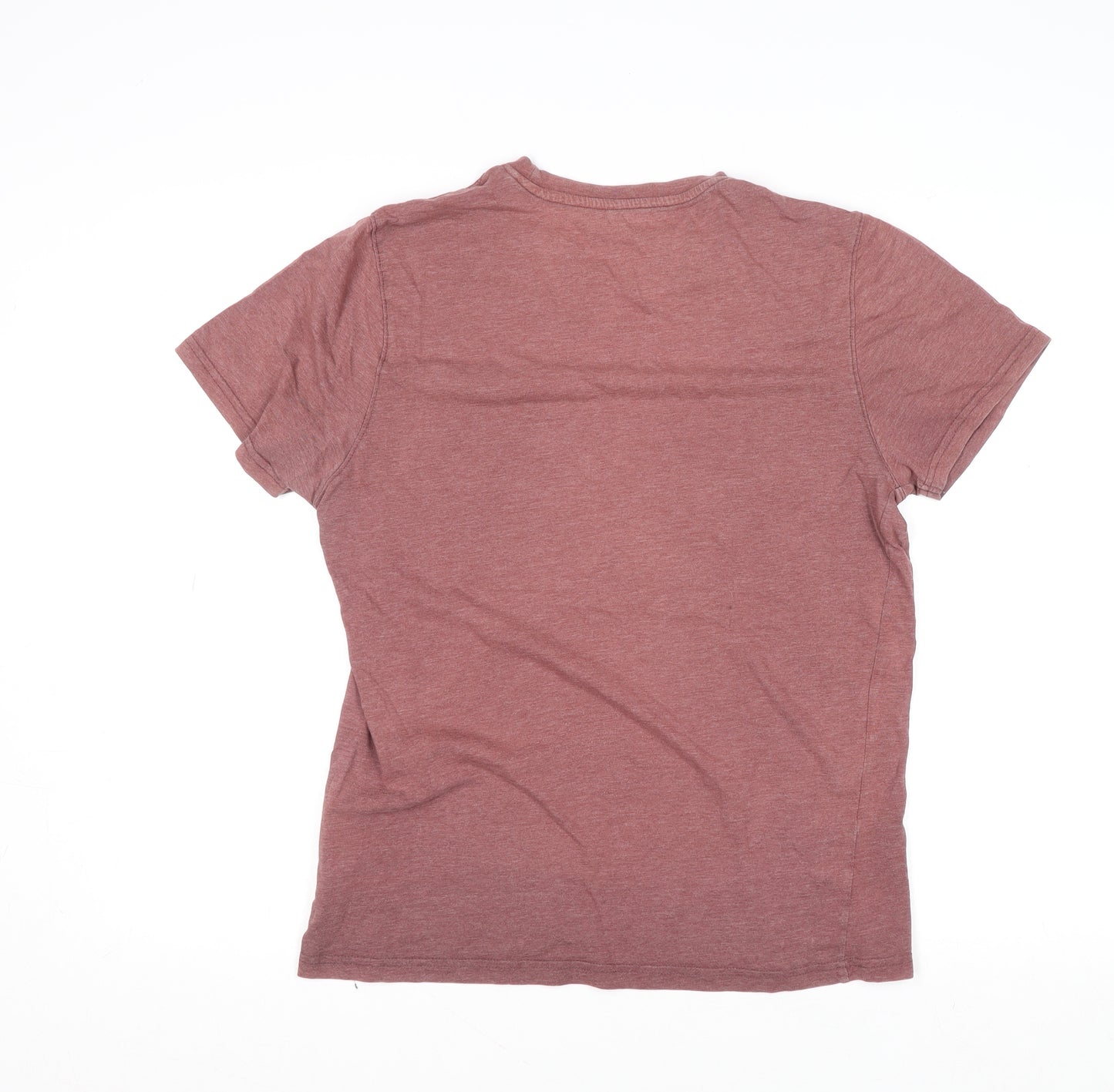 Mountain Warehouse Men Brown Graphic Outdoor Crew Neck T-Shirt M