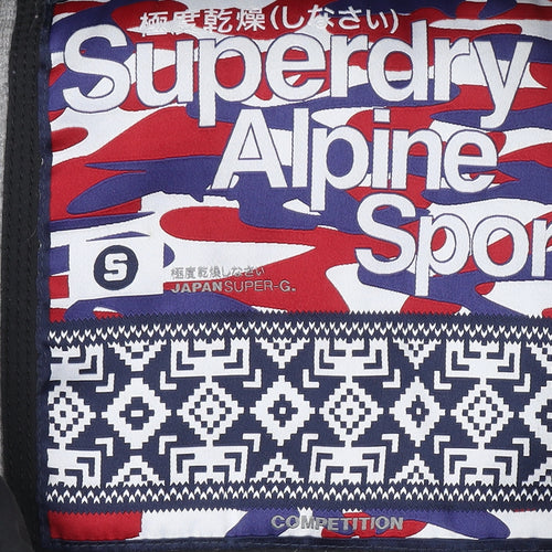 Superdry Women's Black Hooded Puffer Waistcoat Size S Outdoor Winter