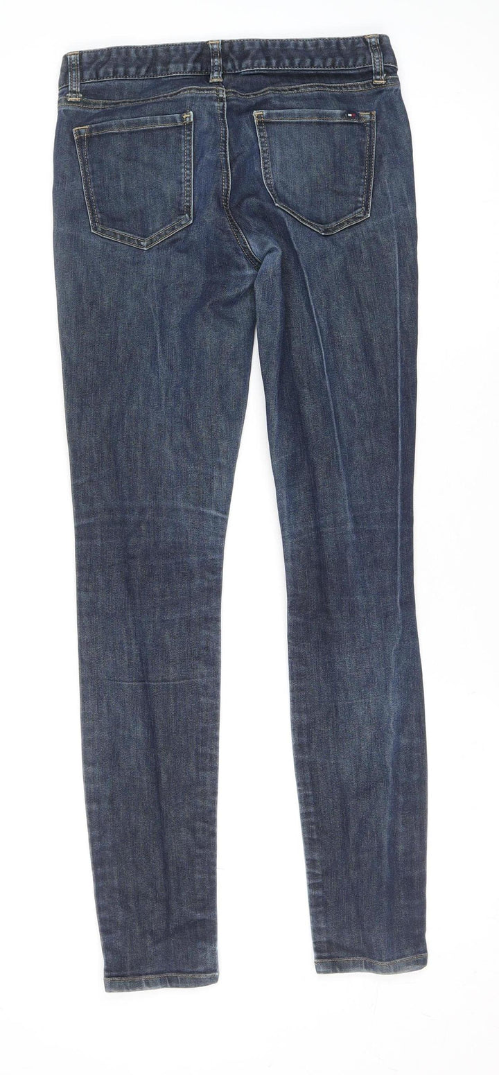 Tommy Hilfiger Women Blue Skinny Jeans Size 2R Denim Stretch