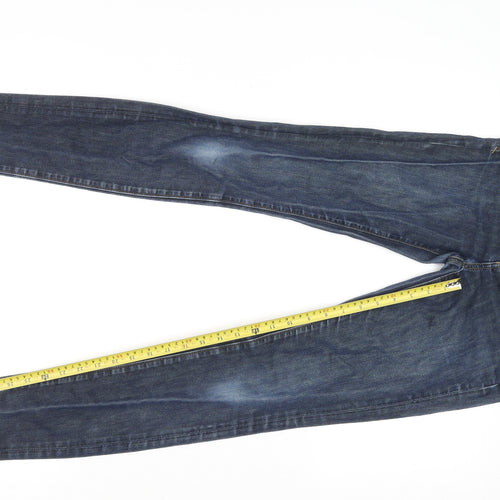 Tommy Hilfiger Women Blue Skinny Jeans Size 2R Denim Stretch