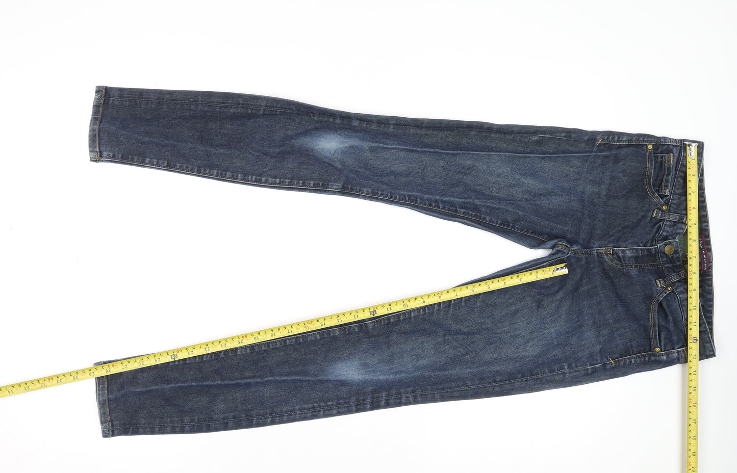 Tommy Hilfiger Women Blue Skinny Jeans Size 2R Denim Stretch