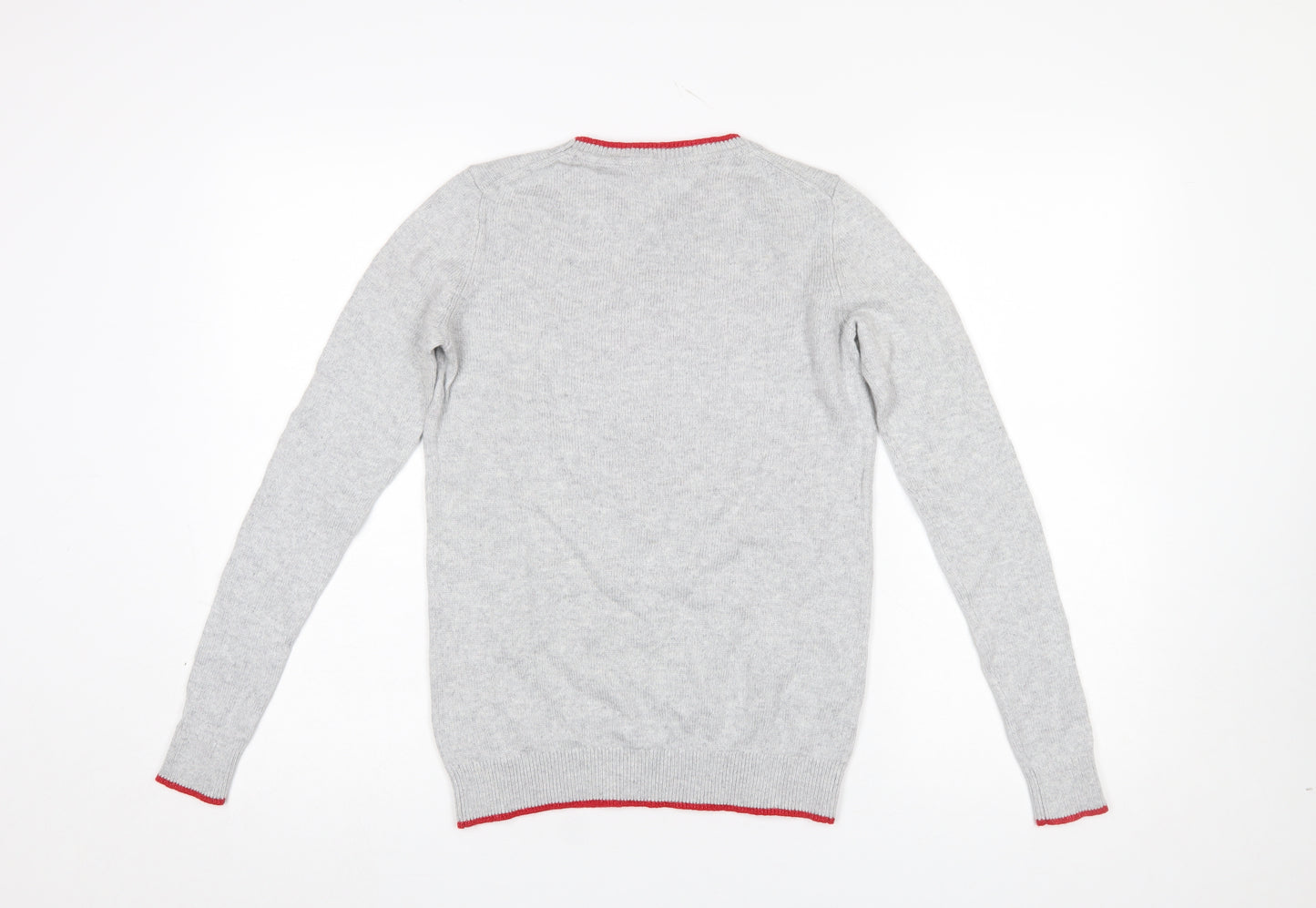 Boden Women’s Grey Christmas Pullover Jumper Size S