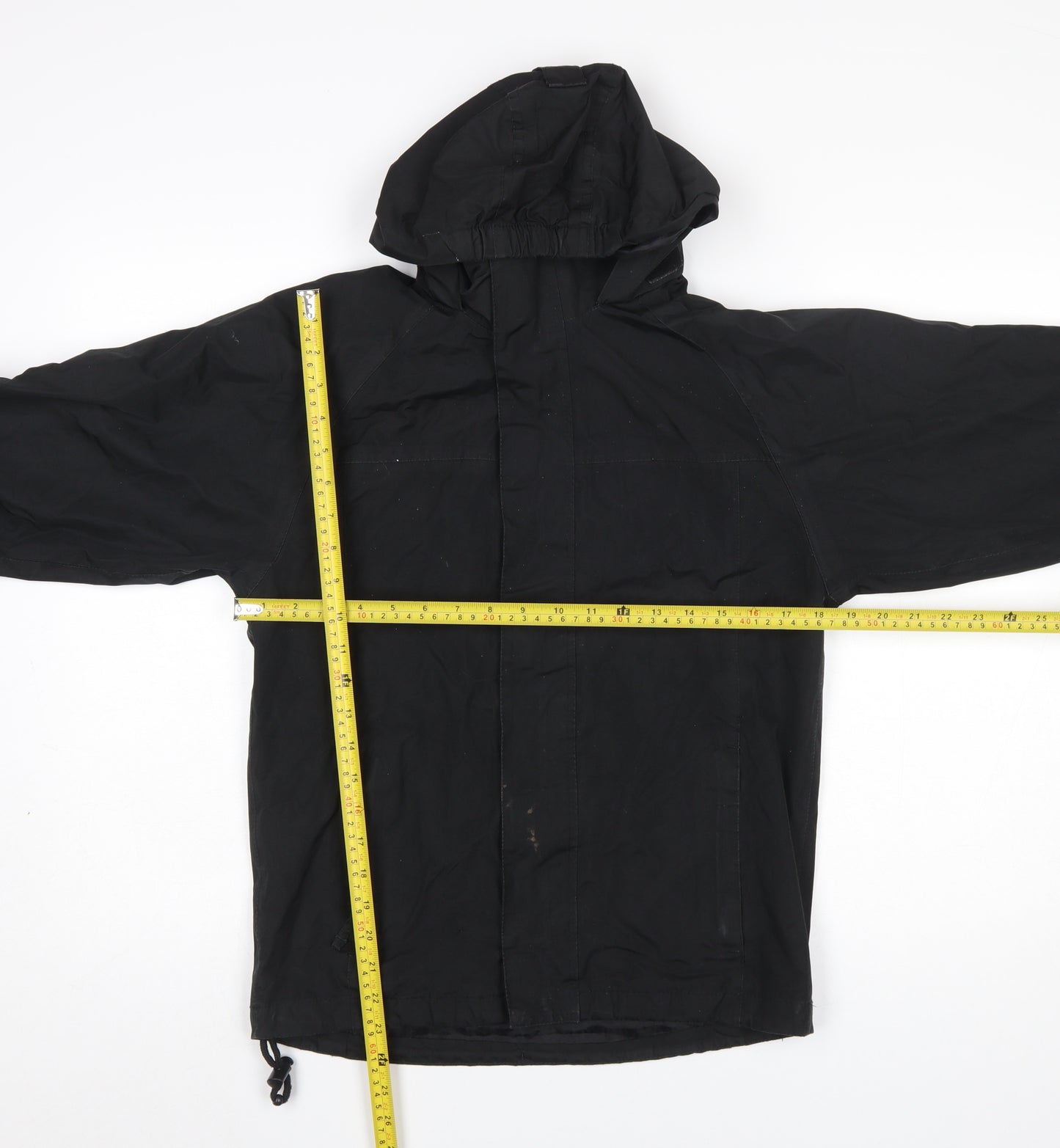 Trespass Boys Black Waterproof Hooded Parka Jacket 11-12 Years