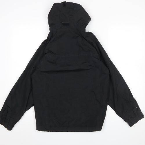 Trespass Boys Black Waterproof Hooded Parka Jacket 11-12 Years