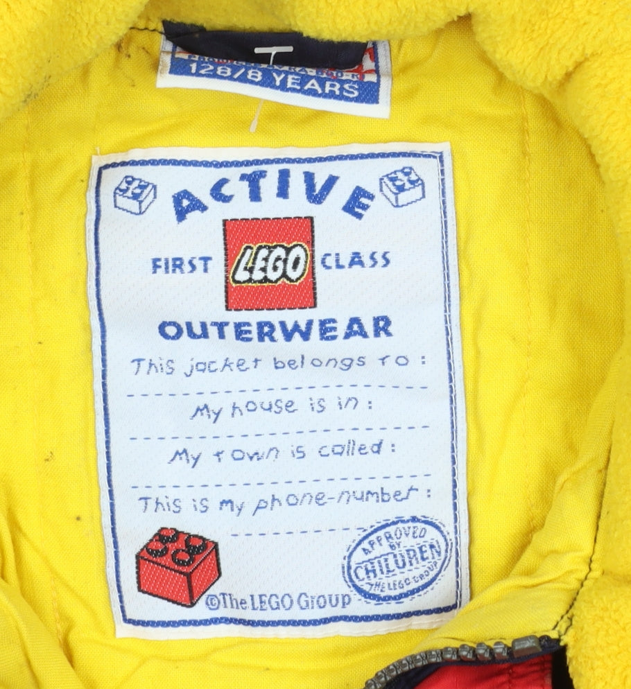 LEGO Boys Multicoloured 8 Years Ski Snowsuit Winter Nylon Padded Outerwear