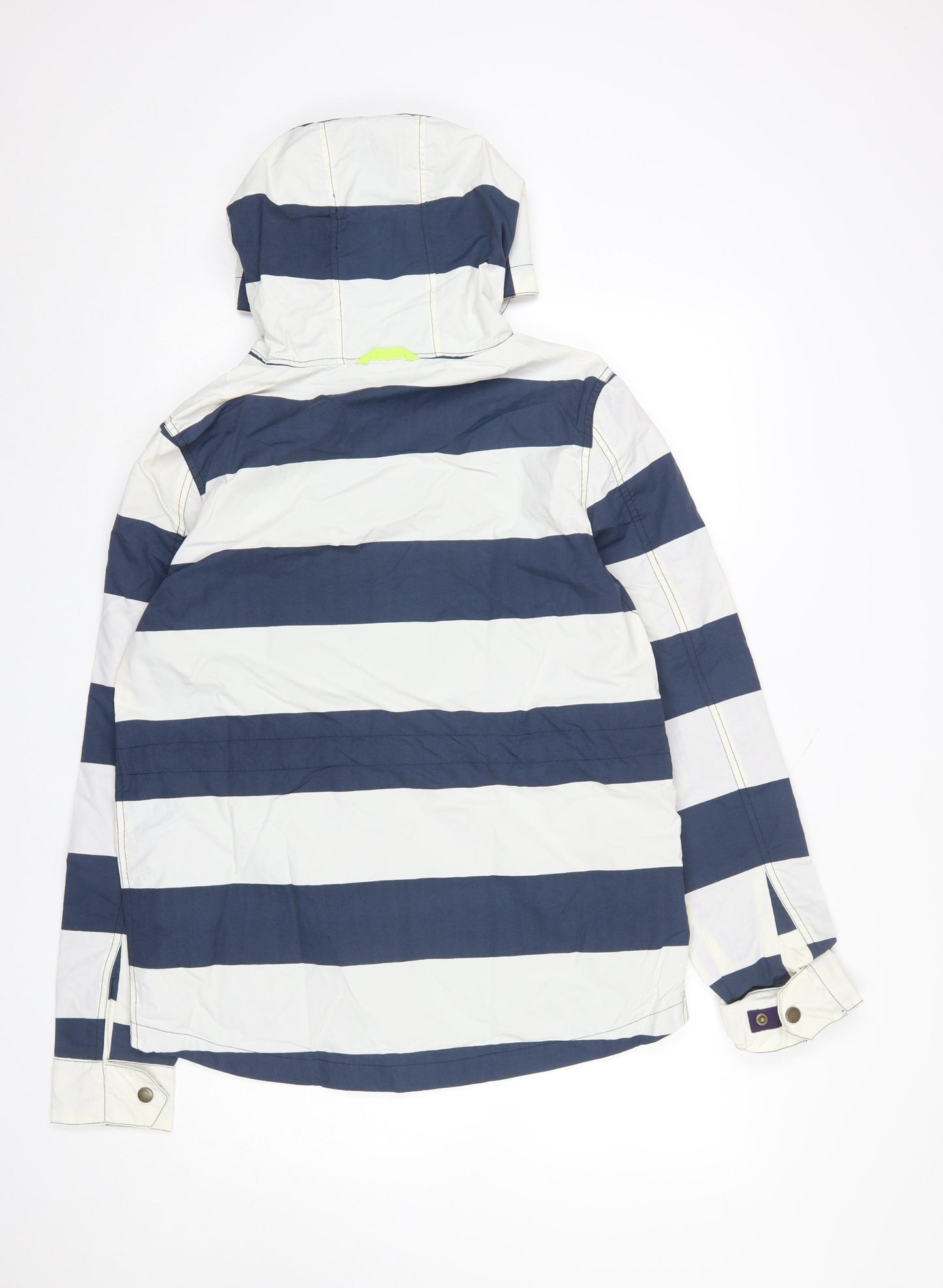 Johnnie b Boys Blue Striped Hooded Parka Jacket 16 Years