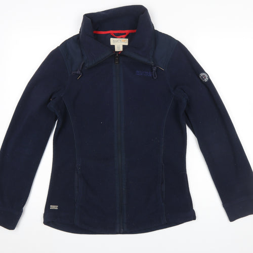 Regatta Women Blue Fleece Full Zip Outdoor Jacket UK 12