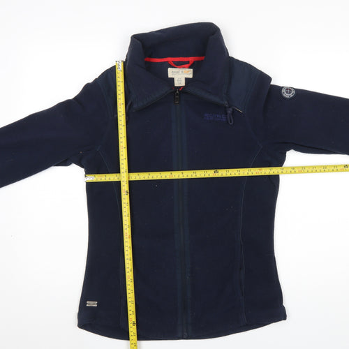 Regatta Women Blue Fleece Full Zip Outdoor Jacket UK 12