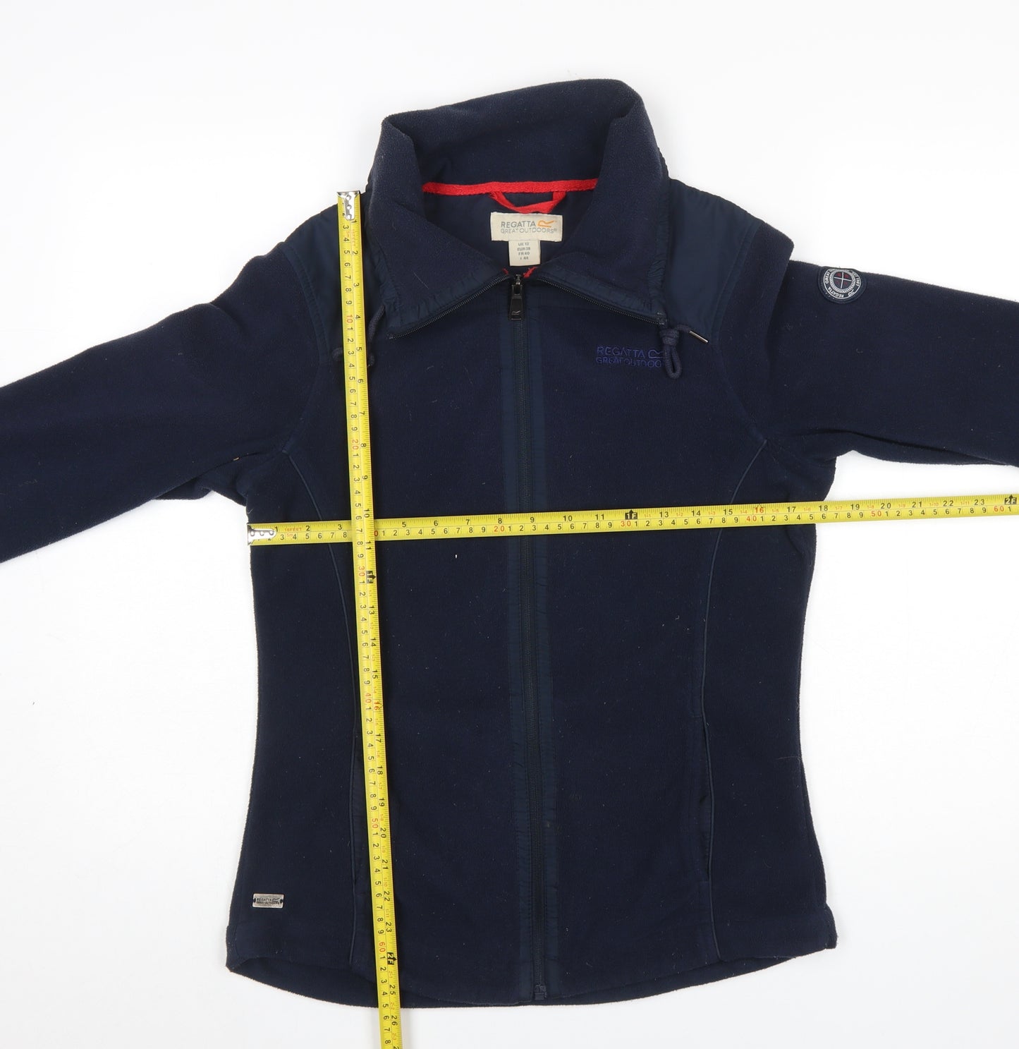 Regatta Women Blue Fleece Full Zip Outdoor Jacket UK 12