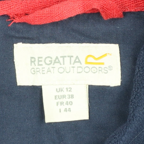 Regatta Women Blue Fleece Full Zip Outdoor Jacket UK 12