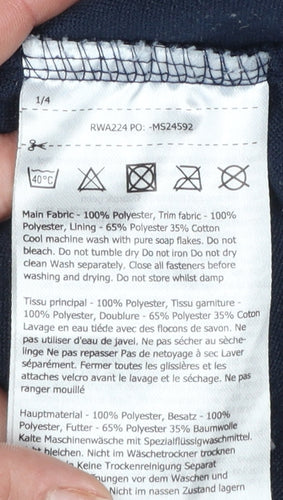 Regatta Women Blue Fleece Full Zip Outdoor Jacket UK 12