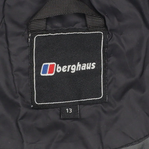 Berghaus Boys Black 13 Years Hooded Puffer Jacket Winter Coat