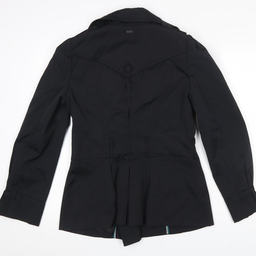 Jasper Conran Women's Black Pea Coat Style Jacket Size 10