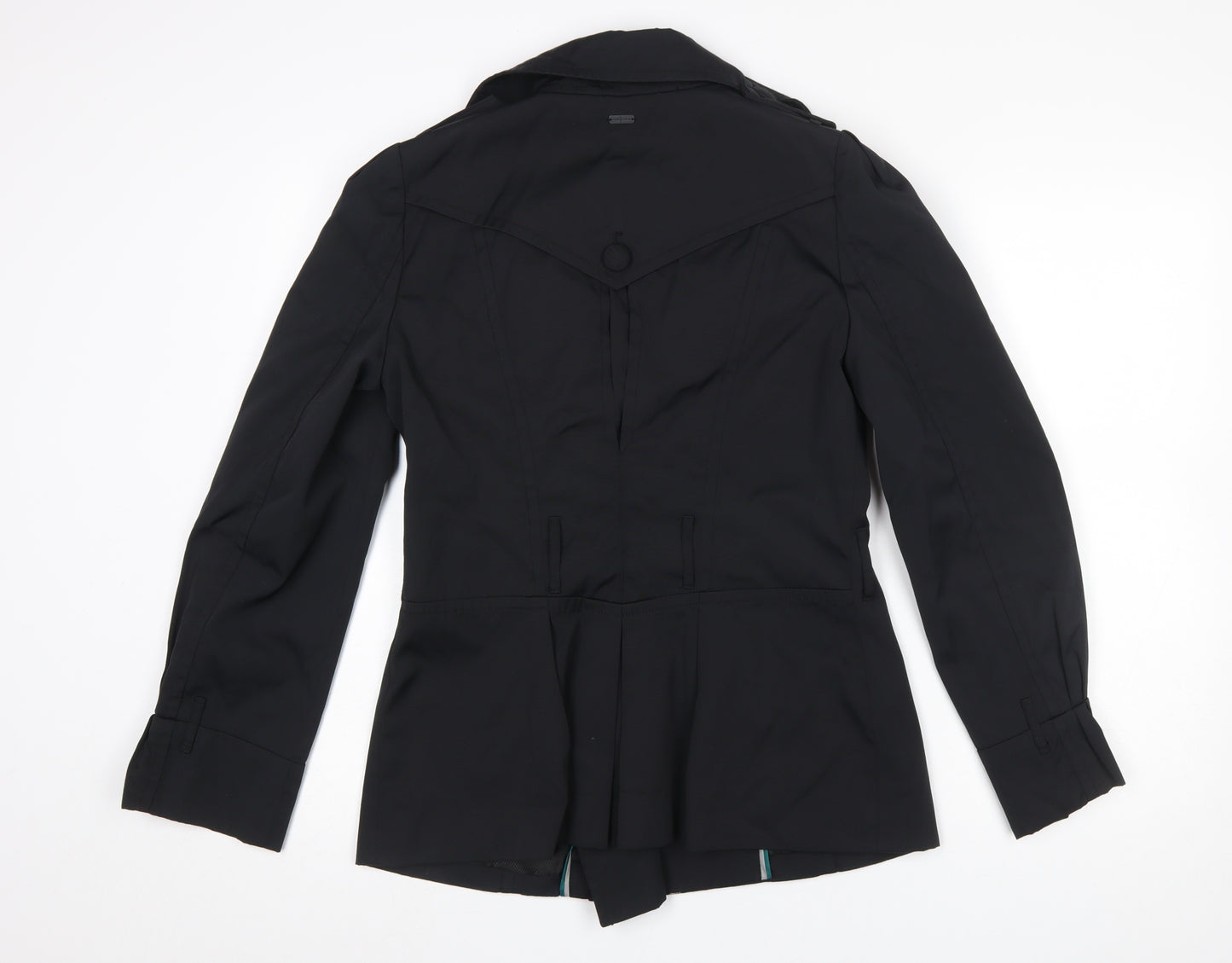 Jasper Conran Women's Black Pea Coat Style Jacket Size 10