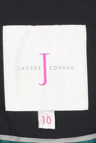 Jasper Conran Women's Black Pea Coat Style Jacket Size 10