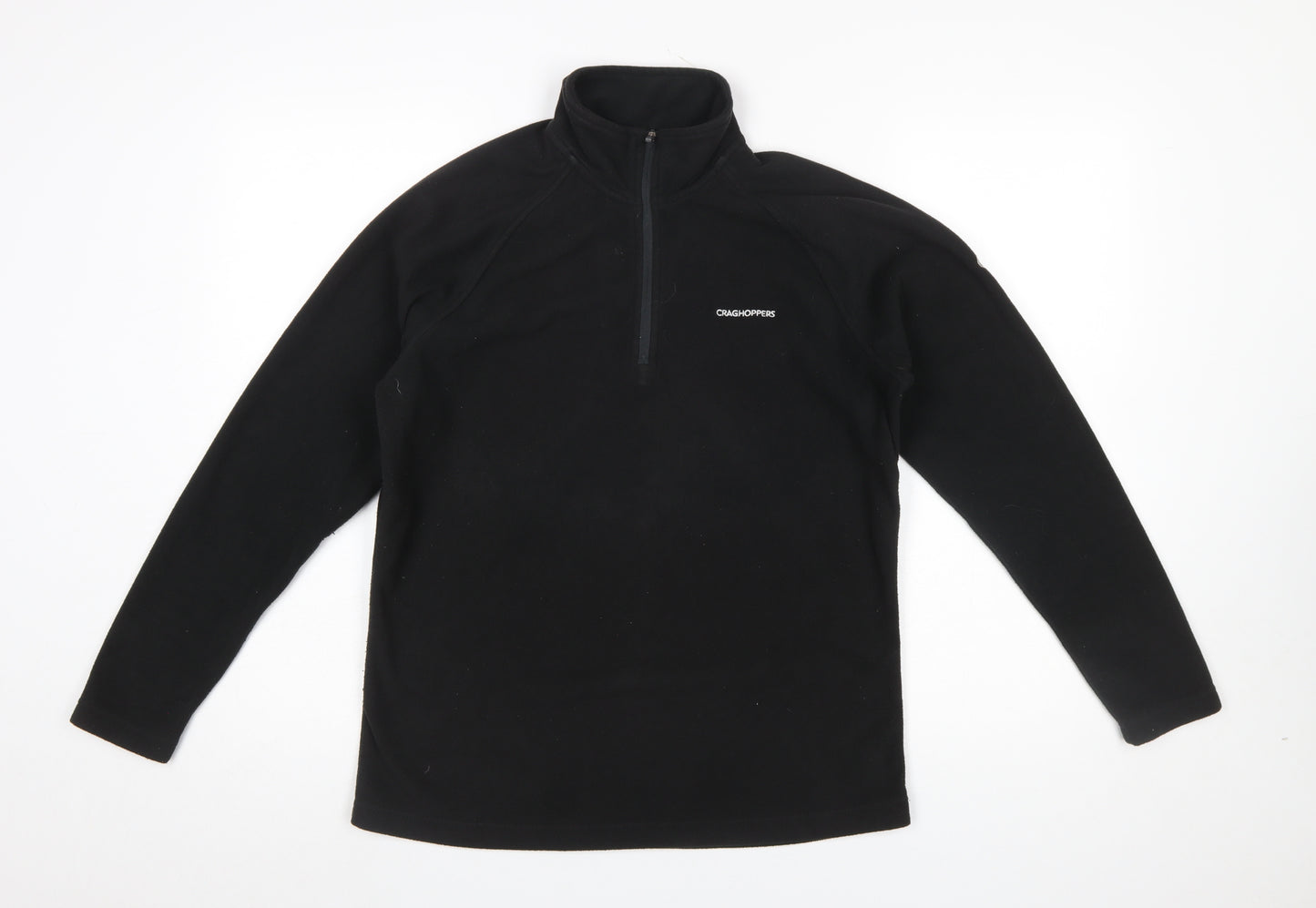 Craghoppers Womens Black Fleece 1/2 Zip Pullover Sweatshirt UK 12