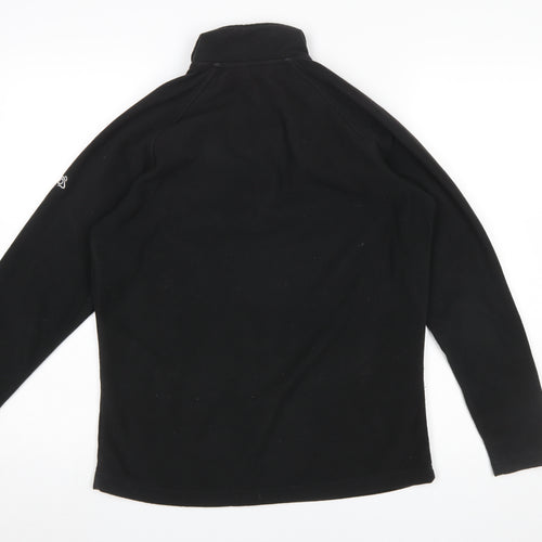 Craghoppers Womens Black Fleece 1/2 Zip Pullover Sweatshirt UK 12
