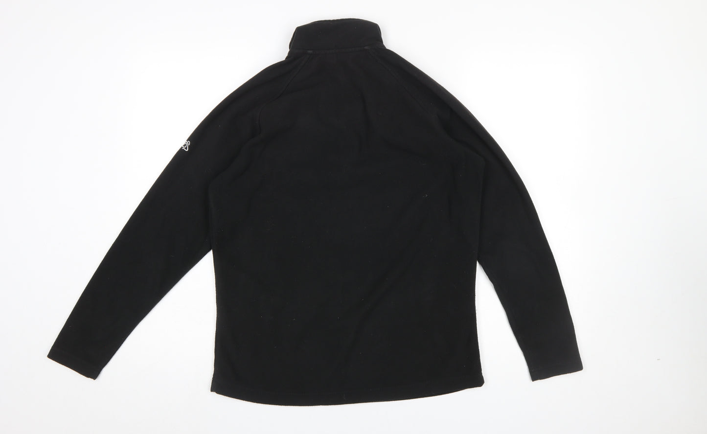 Craghoppers Womens Black Fleece 1/2 Zip Pullover Sweatshirt UK 12