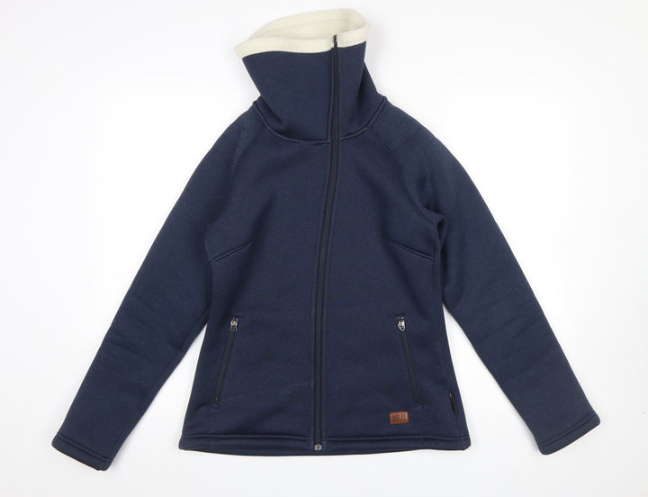 Jack Wolfskin Women's Blue Soft Shell Fleece Jacket Size 10