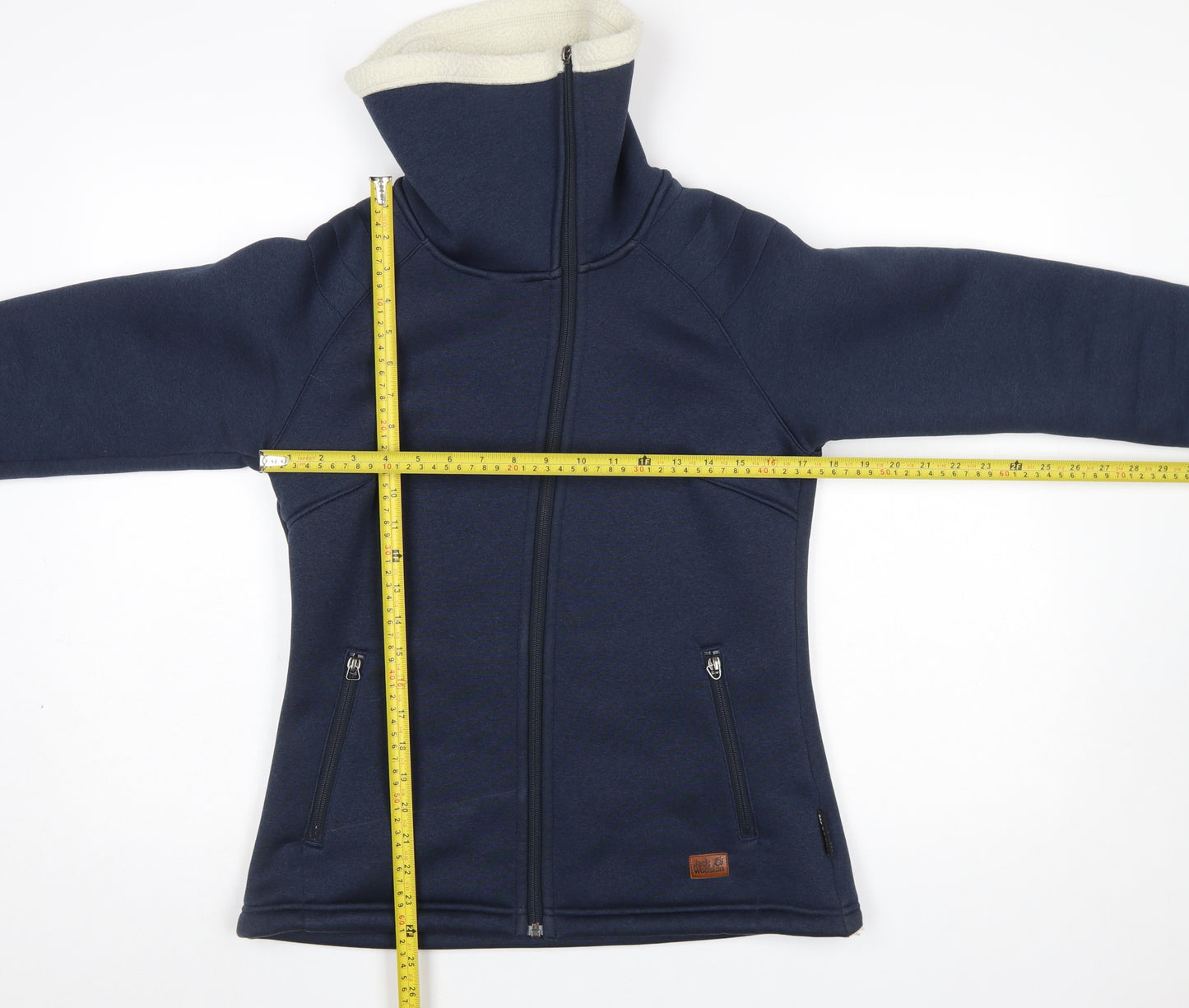 Jack Wolfskin Women's Blue Soft Shell Fleece Jacket Size 10