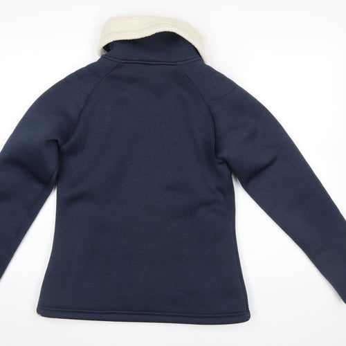 Jack Wolfskin Women's Blue Soft Shell Fleece Jacket Size 10