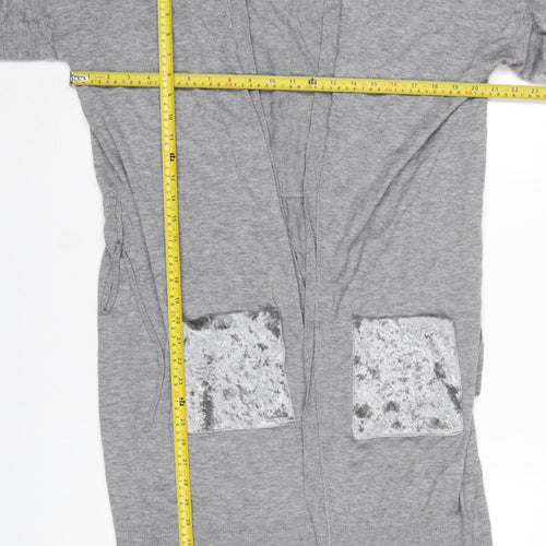 Marks and Spencer Womens Grey Long Sleeve Open Cardigan Size 12