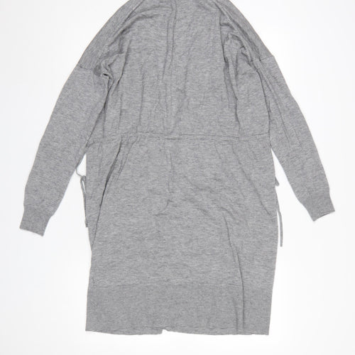 Marks and Spencer Womens Grey Long Sleeve Open Cardigan Size 12