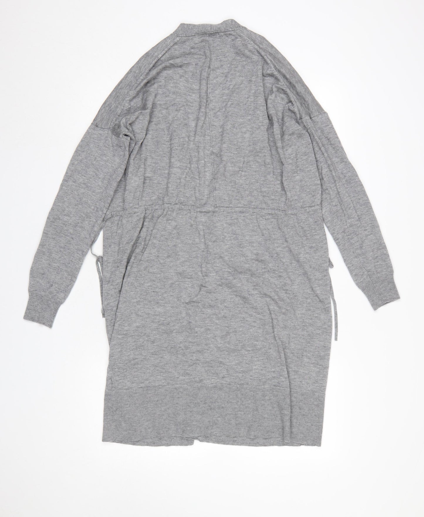 Marks and Spencer Womens Grey Long Sleeve Open Cardigan Size 12