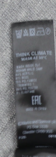 Marks and Spencer Womens Grey Long Sleeve Open Cardigan Size 12